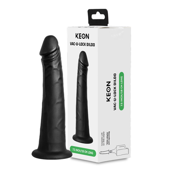 KIIROO - VACCUM-LOCK DILDO FOR THE KEON SEXMACHINE 19 CM