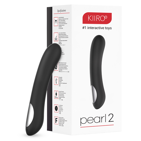 KIIROO - PEARL 2 TELEDILDONIC VIBRATOR SCHWARZ