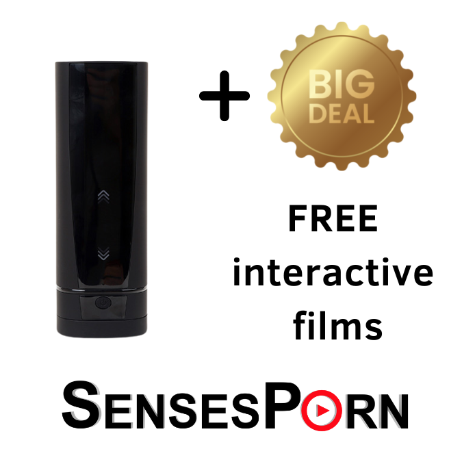 COMBI DEAL: KIIROO - ONYX+ MASTURBATOR + 1 MONTH INTERACTIVE FILMS ON SENSESPORN