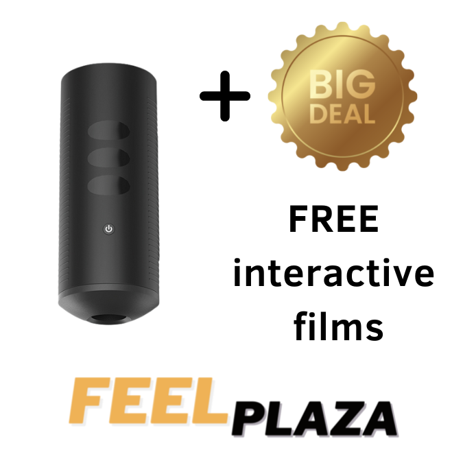 COMBI DEAL: KIIROO TITAN MASTURBATOR+ 1 MONTH INTERACTIVE FILMS ON FEELPLAZA