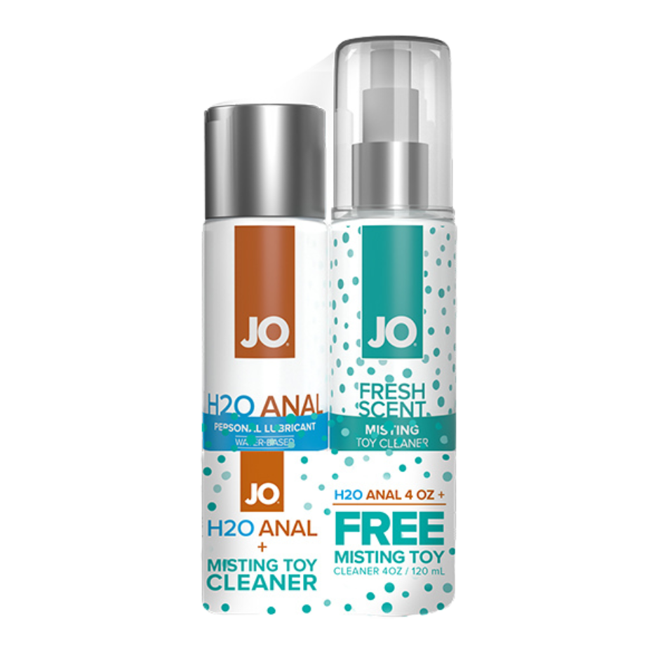 SYSTEM JO - ANAL H2O ORIGINAL LUBRICANT 120 ML & FREE TOY CLEANER 120 ML